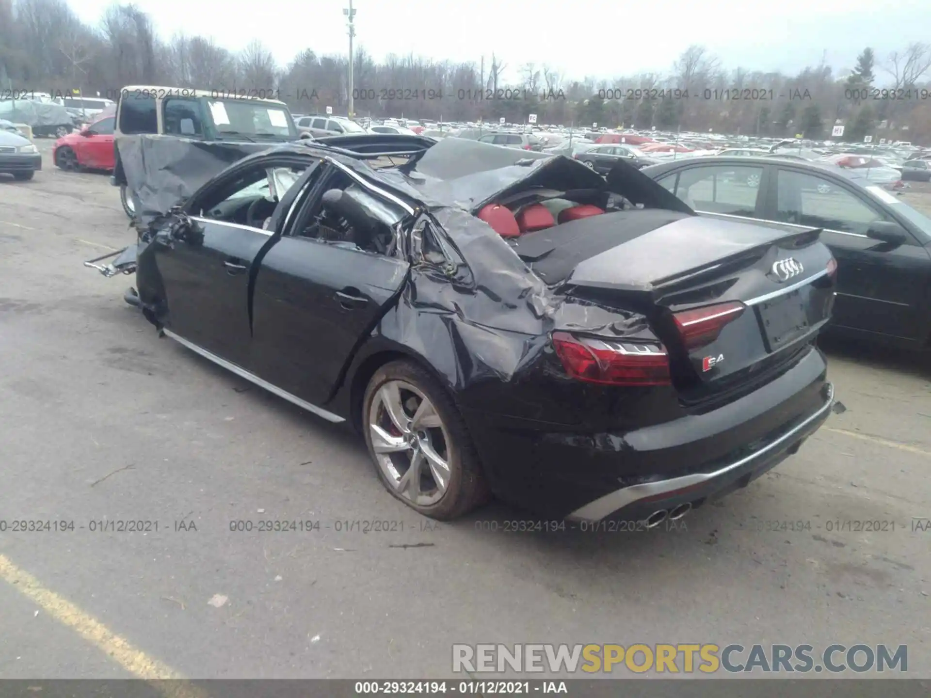 3 Photograph of a damaged car WAUB4AF47LA041654 AUDI S4 2020