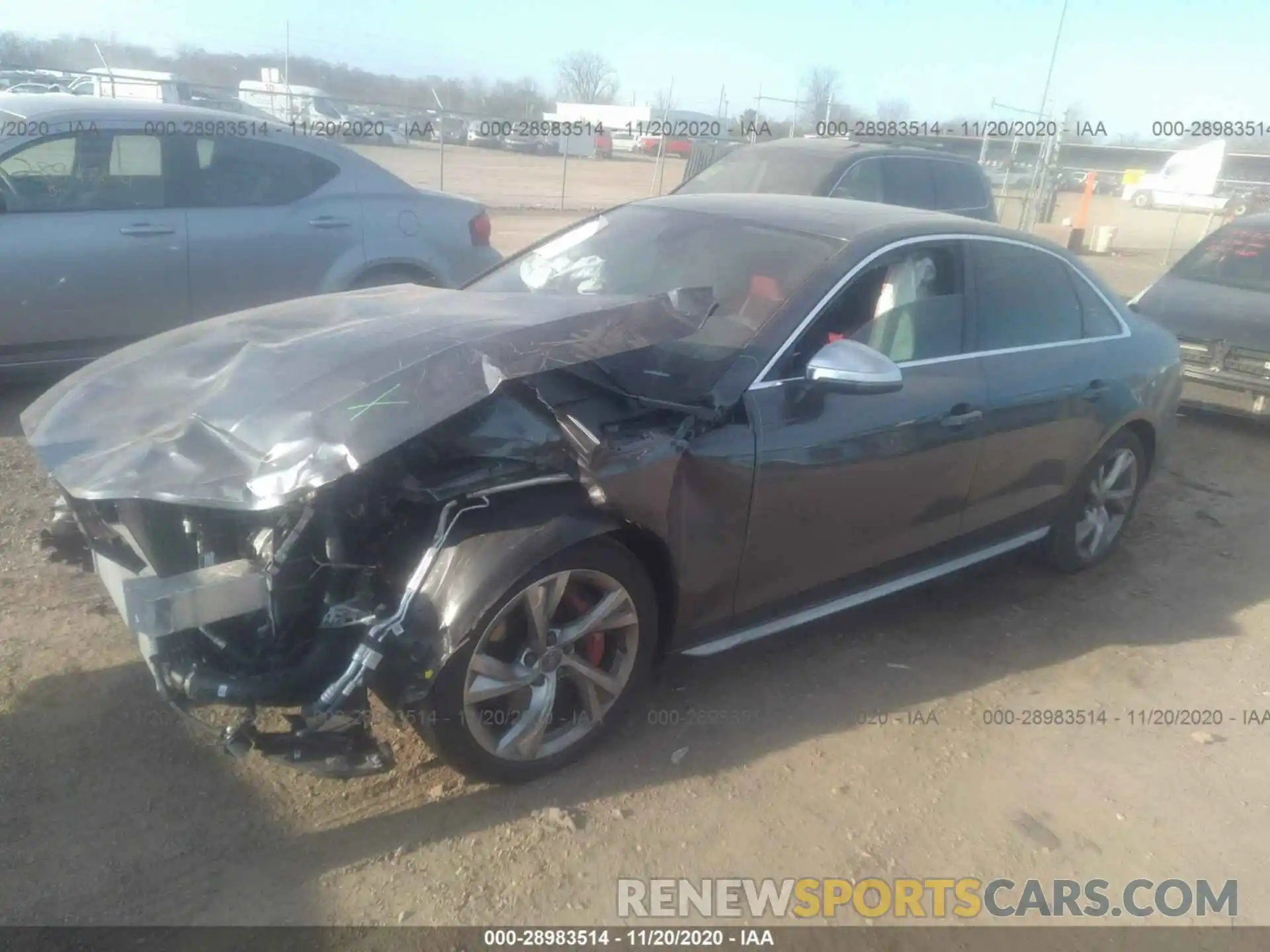 2 Photograph of a damaged car WAUB4AF49LA041204 AUDI S4 2020