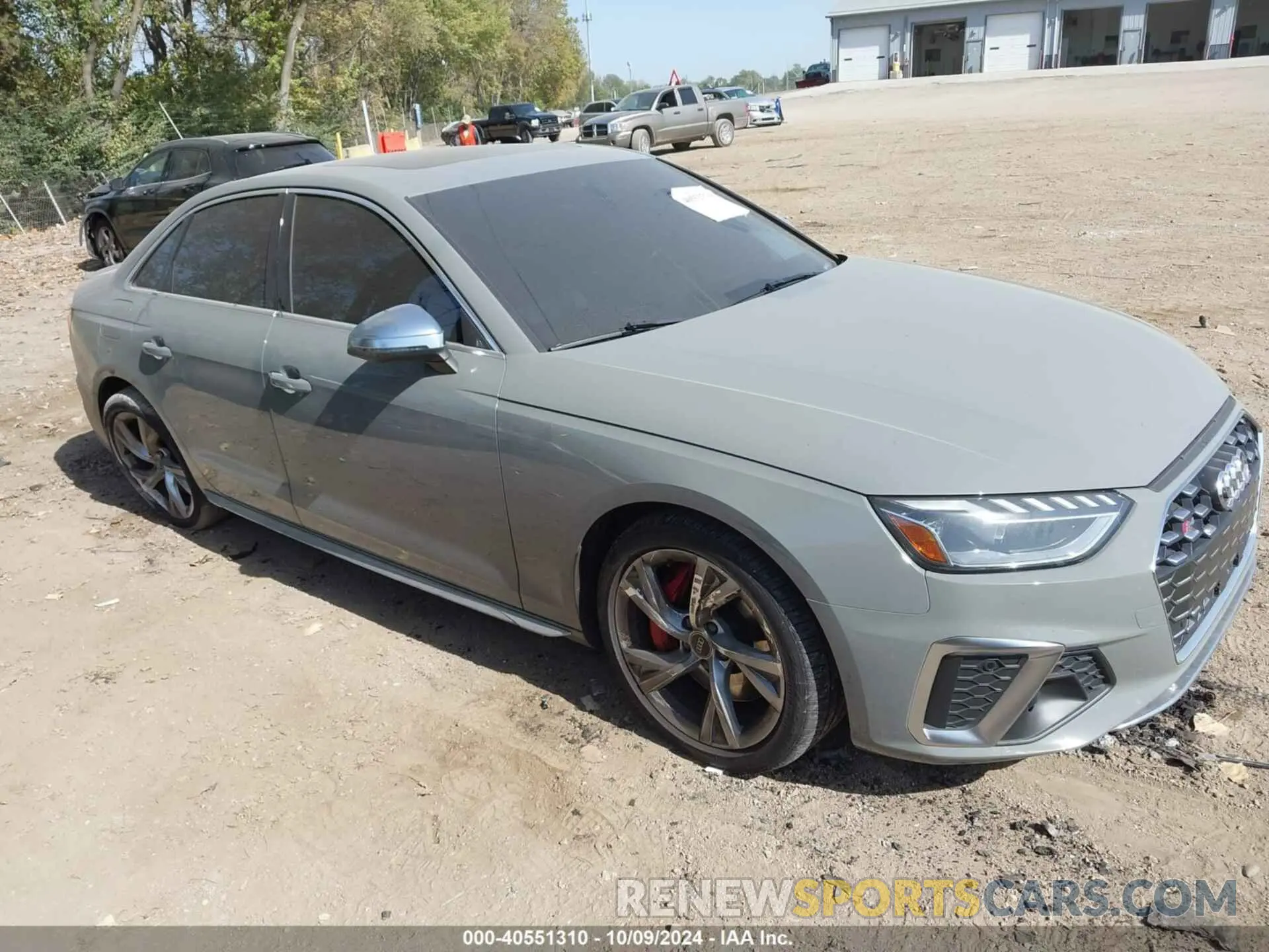 1 Photograph of a damaged car WAUB4AF44MA037496 AUDI S4 2021