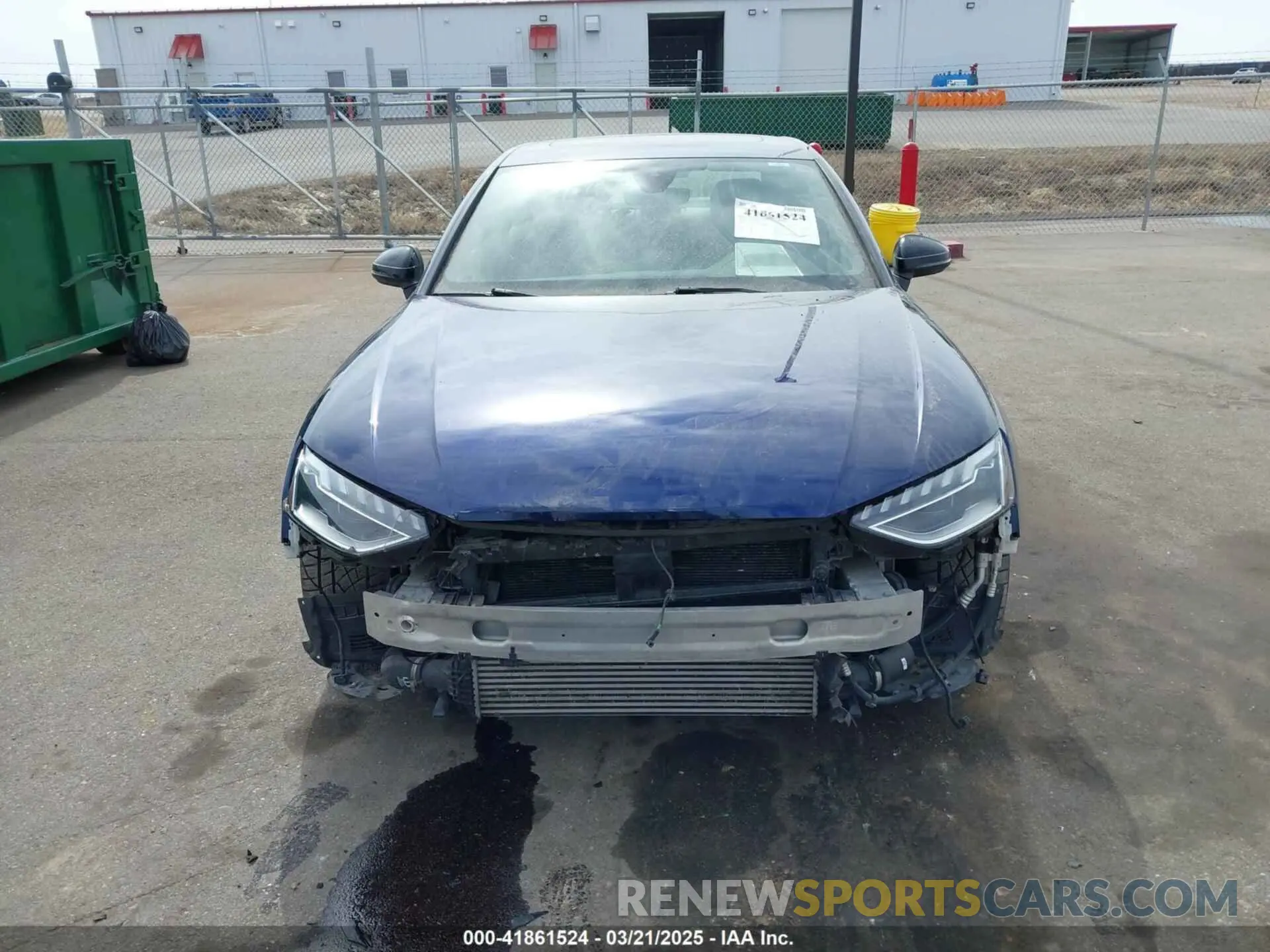 13 Photograph of a damaged car WAUB4AF45MA068501 AUDI S4 2021