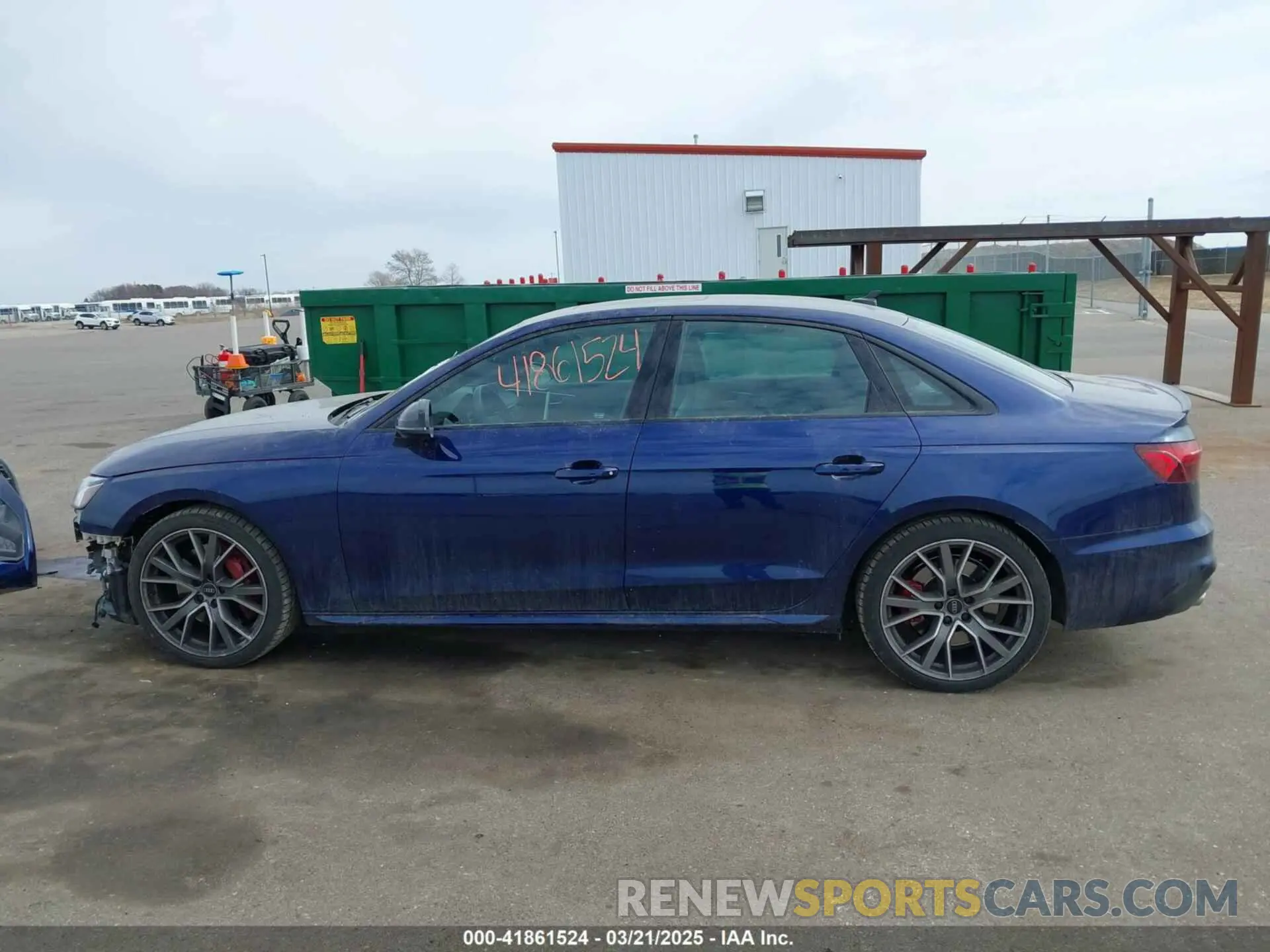 15 Photograph of a damaged car WAUB4AF45MA068501 AUDI S4 2021