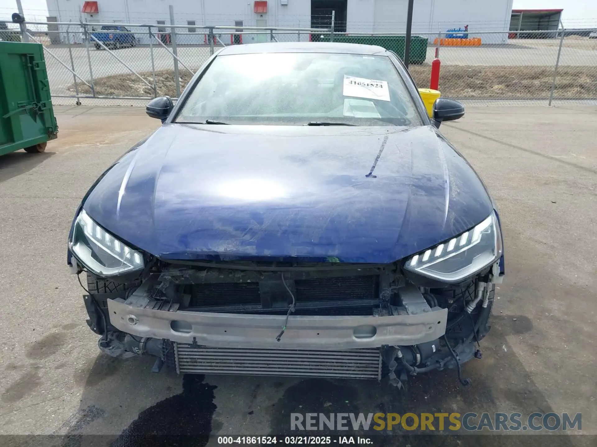 6 Photograph of a damaged car WAUB4AF45MA068501 AUDI S4 2021