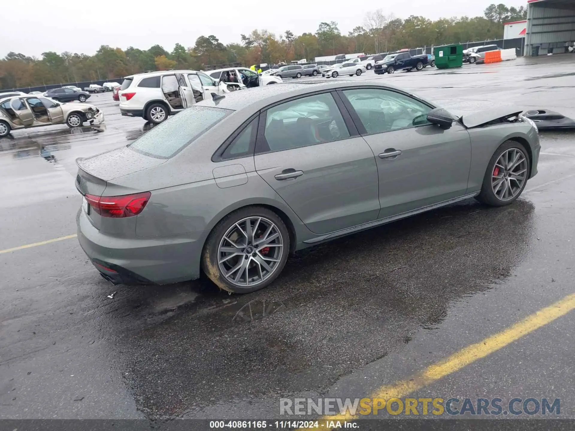 4 Photograph of a damaged car WAUB4AF49PA062320 AUDI S4 2023