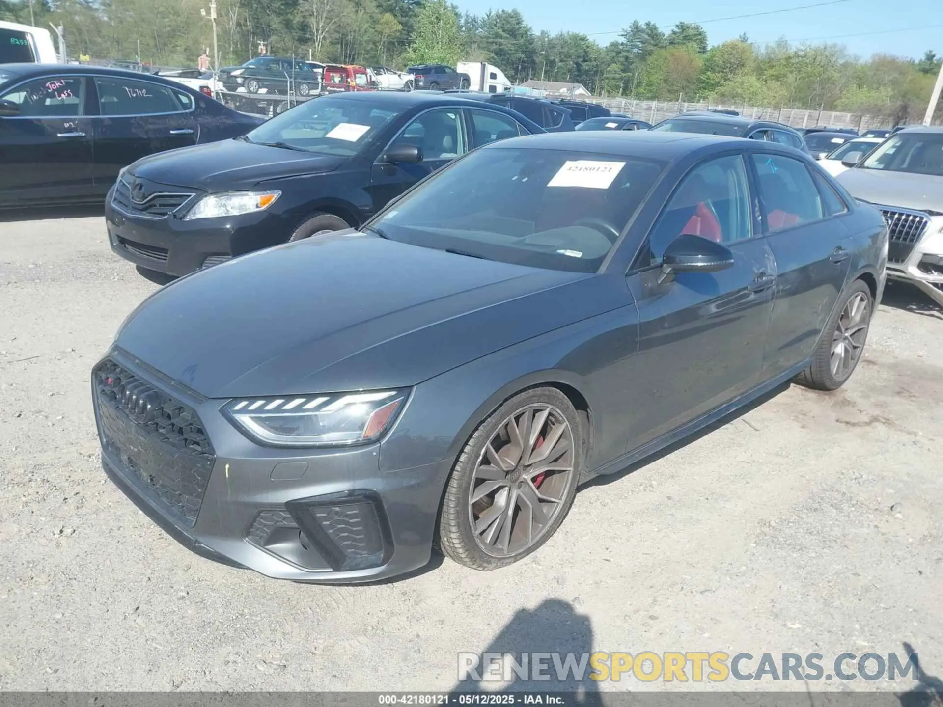 2 Photograph of a damaged car WAUC4AF43PA043654 AUDI S4 2023
