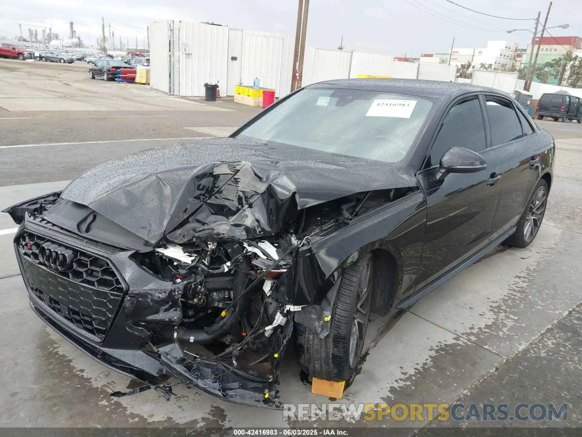 2 Photograph of a damaged car WAUB4AF48RA008168 AUDI S4 2024