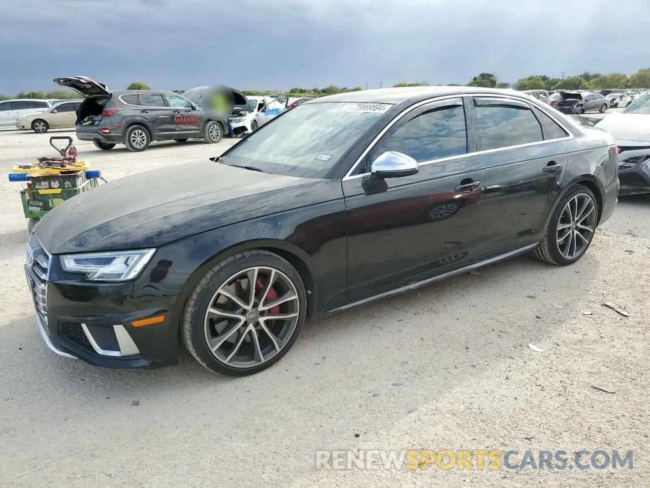 1 Photograph of a damaged car WAUB4AF40KA034611 AUDI S4/RS4 2019