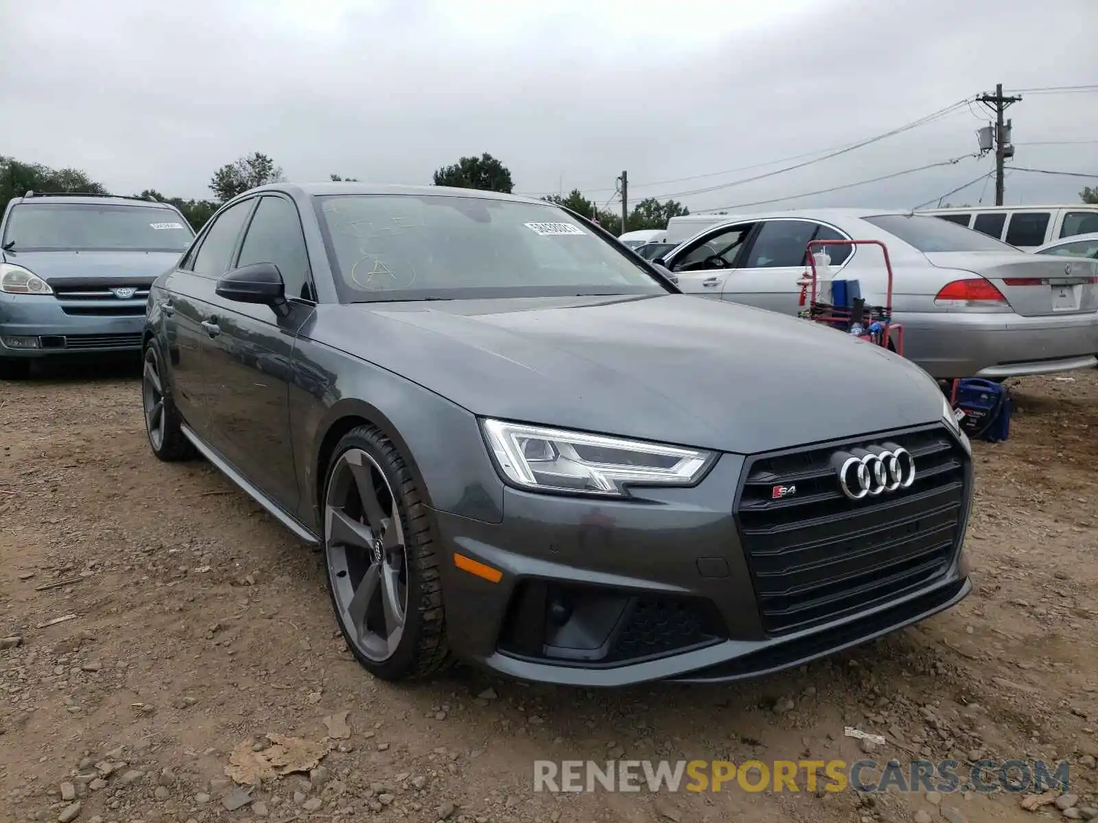 1 Photograph of a damaged car WAUB4AF41KA105976 AUDI S4/RS4 2019