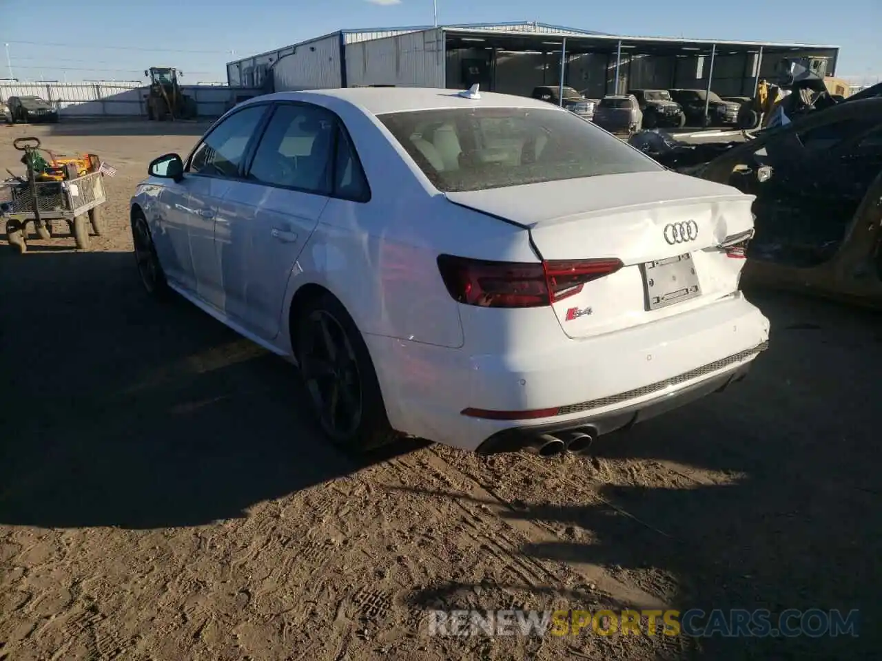 3 Photograph of a damaged car WAUB4AF42KA113407 AUDI S4/RS4 2019