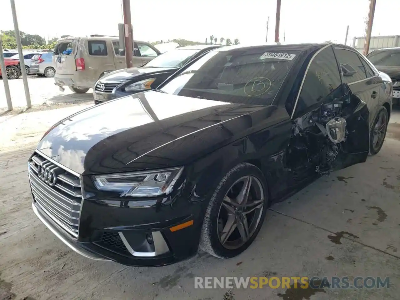 2 Photograph of a damaged car WAUB4AF44KA028651 AUDI S4/RS4 2019