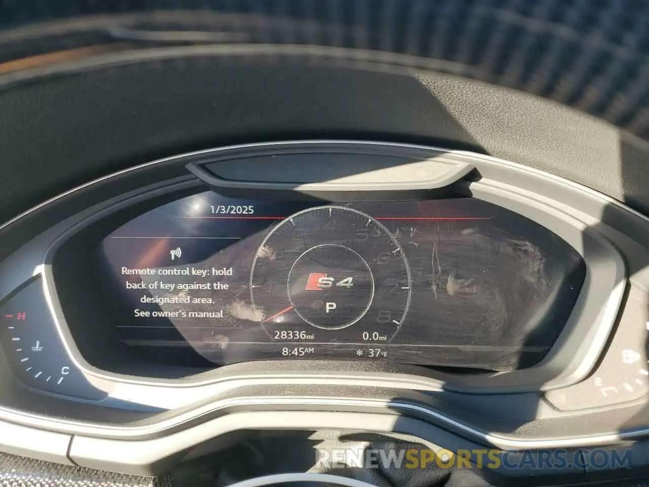 9 Photograph of a damaged car WAUB4AF44KA043277 AUDI S4/RS4 2019