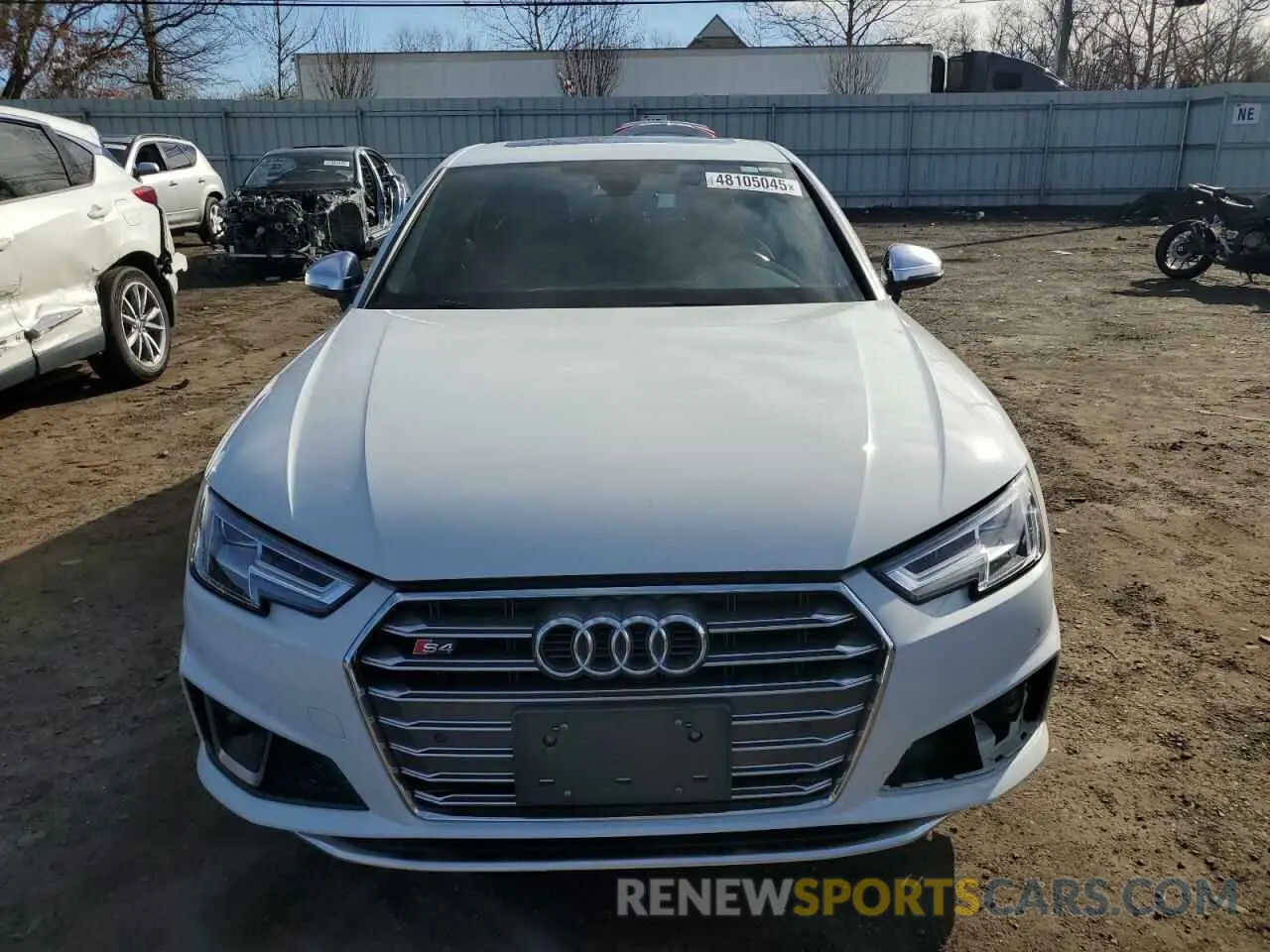 5 Photograph of a damaged car WAUB4AF44KA114767 AUDI S4/RS4 2019