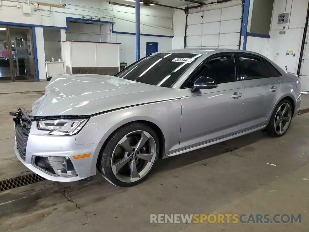 1 Photograph of a damaged car WAUB4AF48KA020391 AUDI S4/RS4 2019