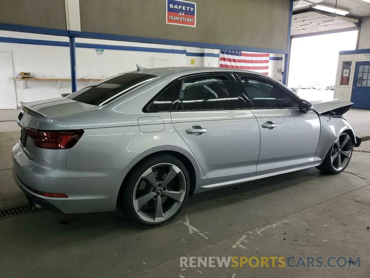 3 Photograph of a damaged car WAUB4AF48KA020391 AUDI S4/RS4 2019