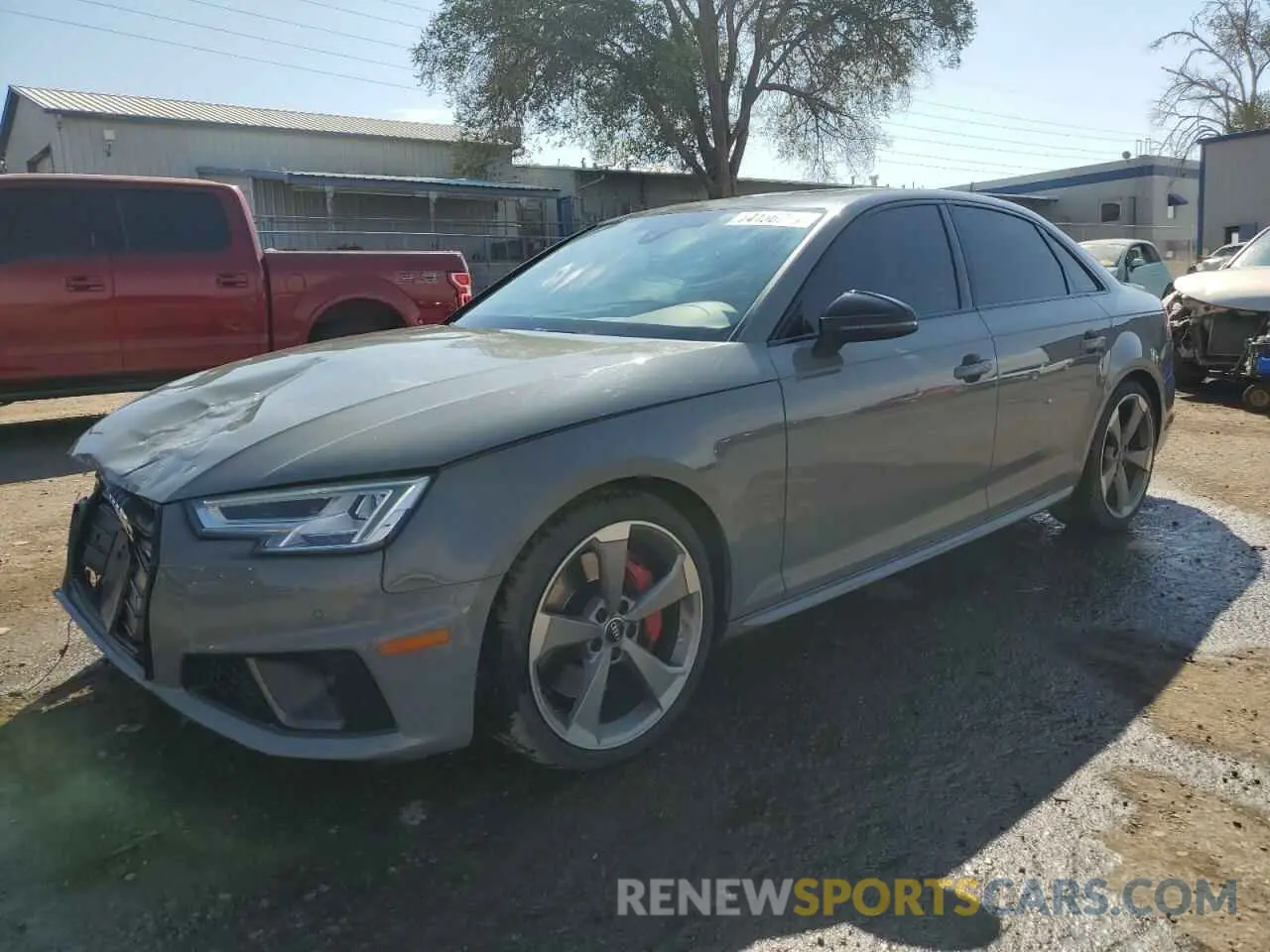 1 Photograph of a damaged car WAUB4AF48KA033657 AUDI S4/RS4 2019