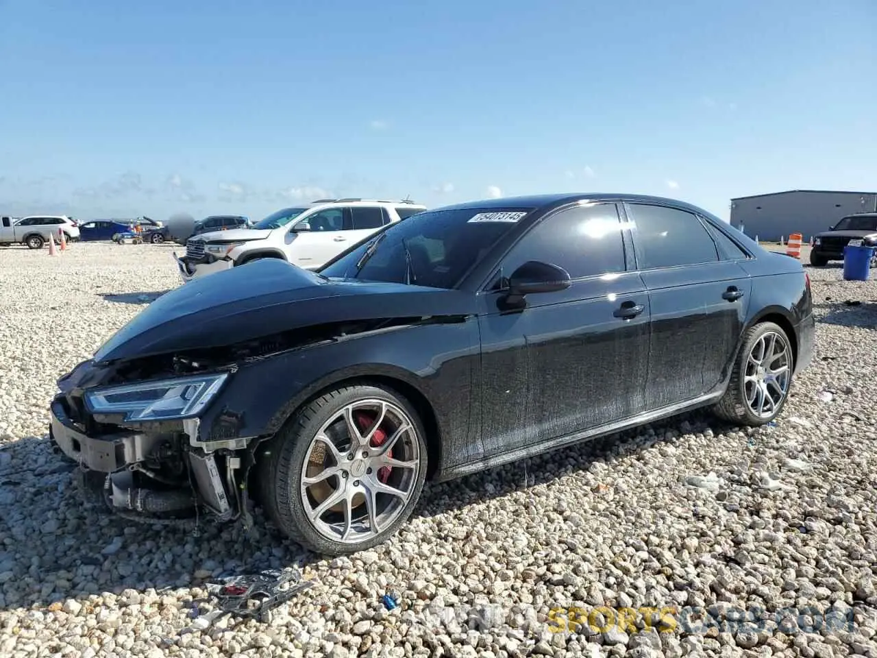 1 Photograph of a damaged car WAUB4AF49KA032422 AUDI S4/RS4 2019