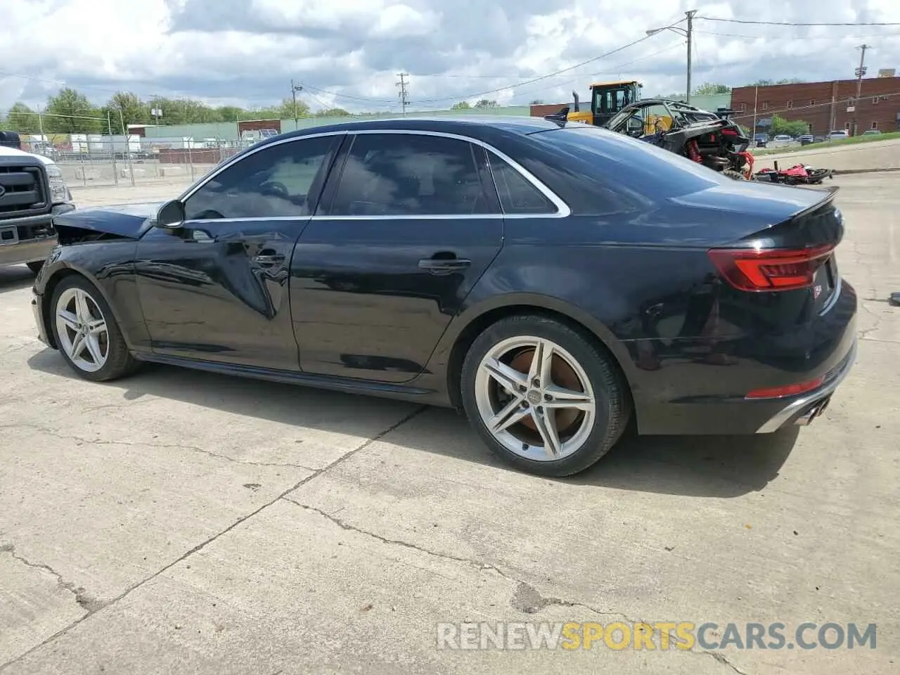 2 Photograph of a damaged car WAUB4AF49KA033005 AUDI S4/RS4 2019