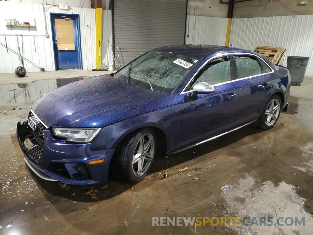 1 Photograph of a damaged car WAUB4AF4XKA002104 AUDI S4/RS4 2019