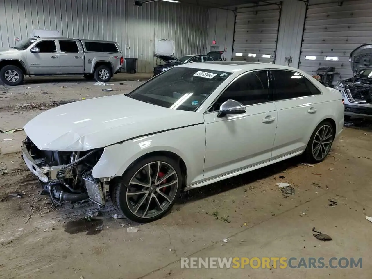 1 Photograph of a damaged car WAUB4AF4XKA047480 AUDI S4/RS4 2019