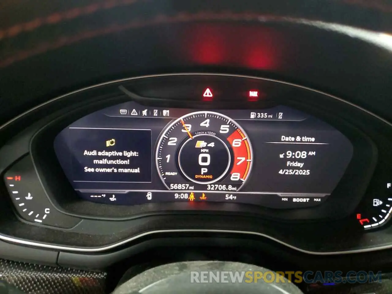 9 Photograph of a damaged car WAUB4AF4XKA047480 AUDI S4/RS4 2019