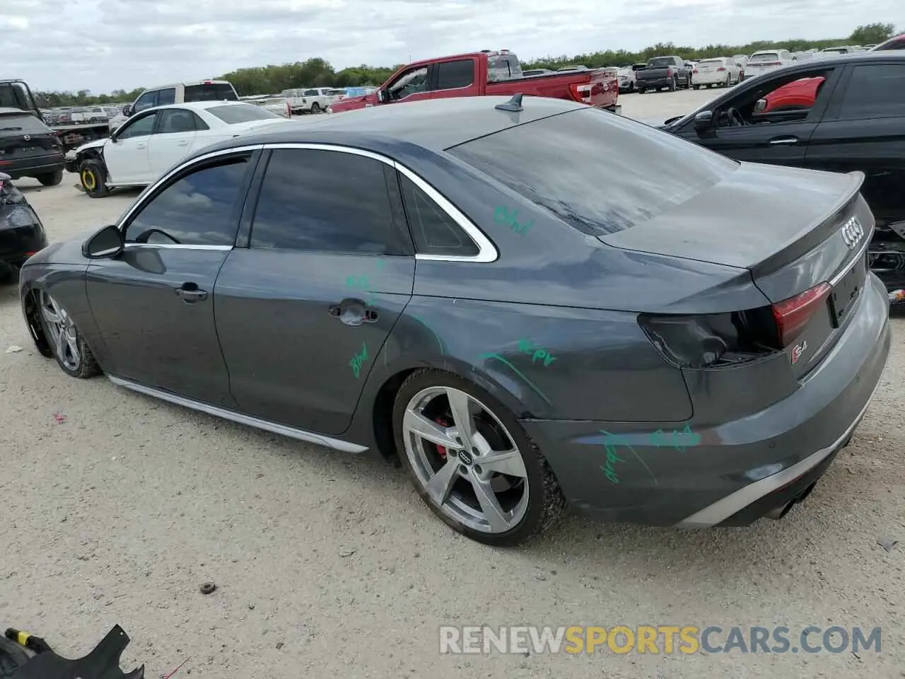 2 Photograph of a damaged car WAUB4AF42LA049807 AUDI S4/RS4 2020