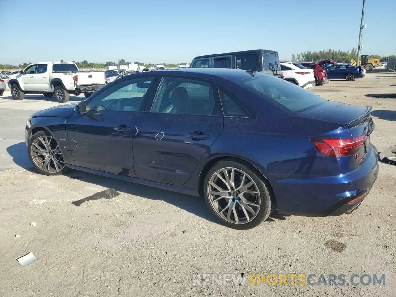 2 Photograph of a damaged car WAUB4AF48NA017446 AUDI S4/RS4 2022