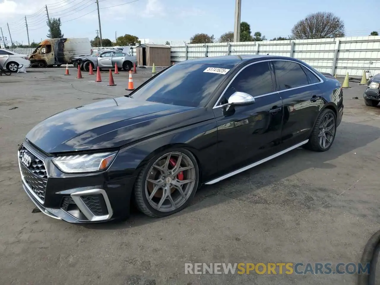 1 Photograph of a damaged car WAUB4AF41PA015735 AUDI S4/RS4 2023