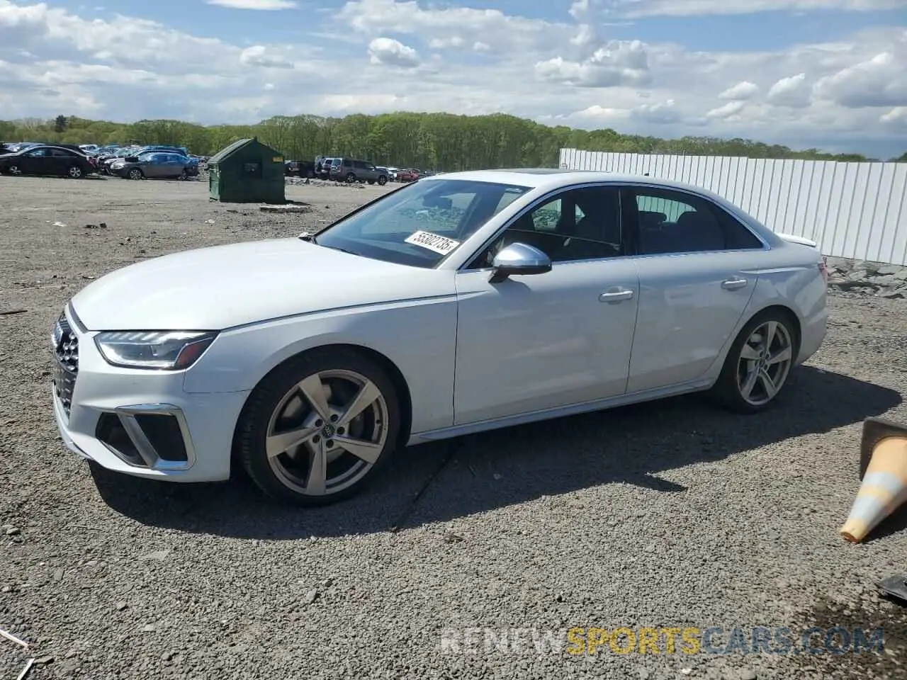 1 Photograph of a damaged car WAUB4AF46PA062131 AUDI S4/RS4 2023