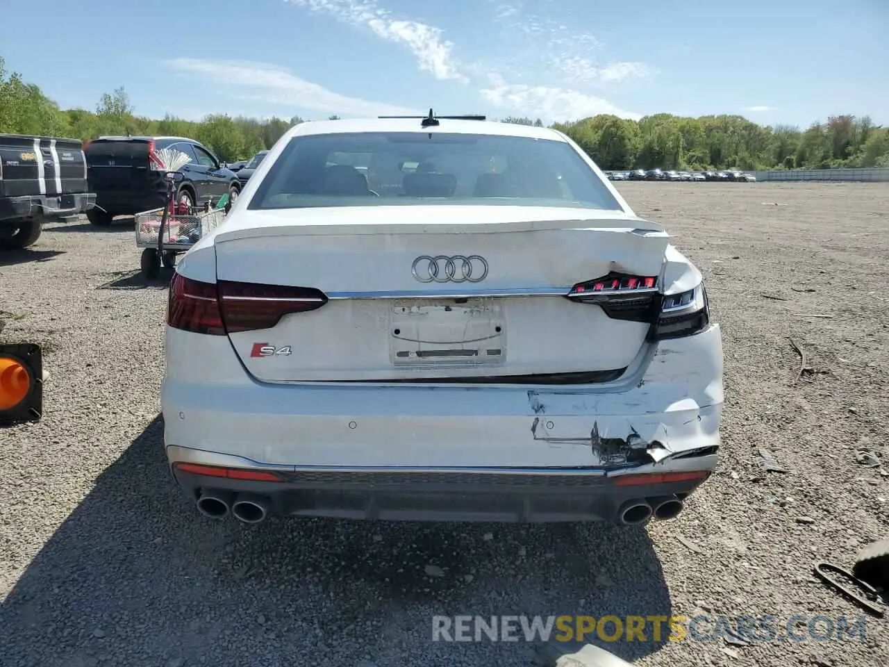 6 Photograph of a damaged car WAUB4AF46PA062131 AUDI S4/RS4 2023