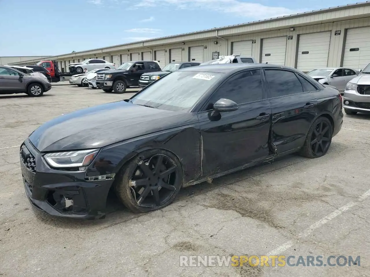 1 Photograph of a damaged car WAUB4AF49PA010329 AUDI S4/RS4 2023