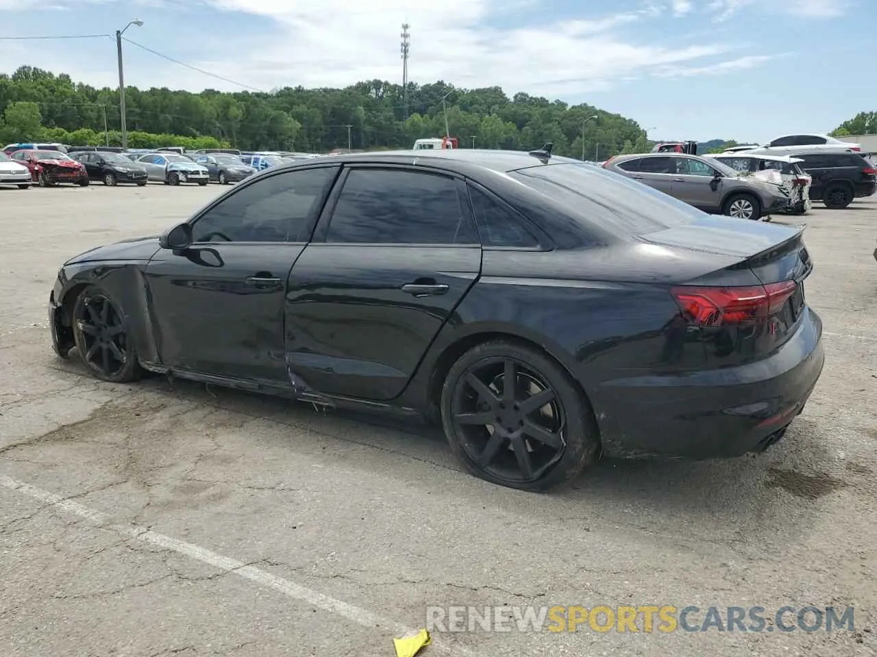 2 Photograph of a damaged car WAUB4AF49PA010329 AUDI S4/RS4 2023