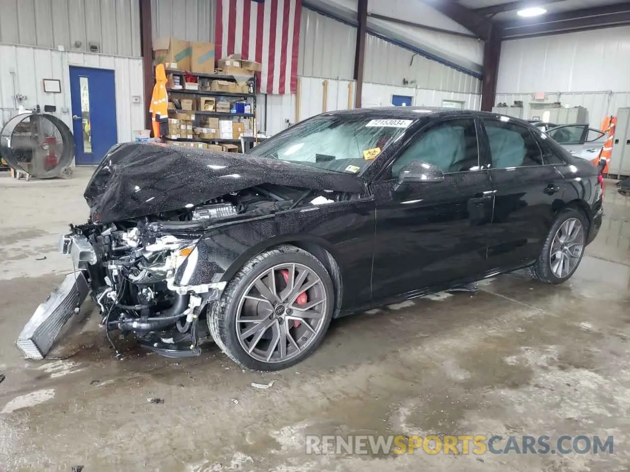 1 Photograph of a damaged car WAUB4AF48RA045995 AUDI S4/RS4 2024