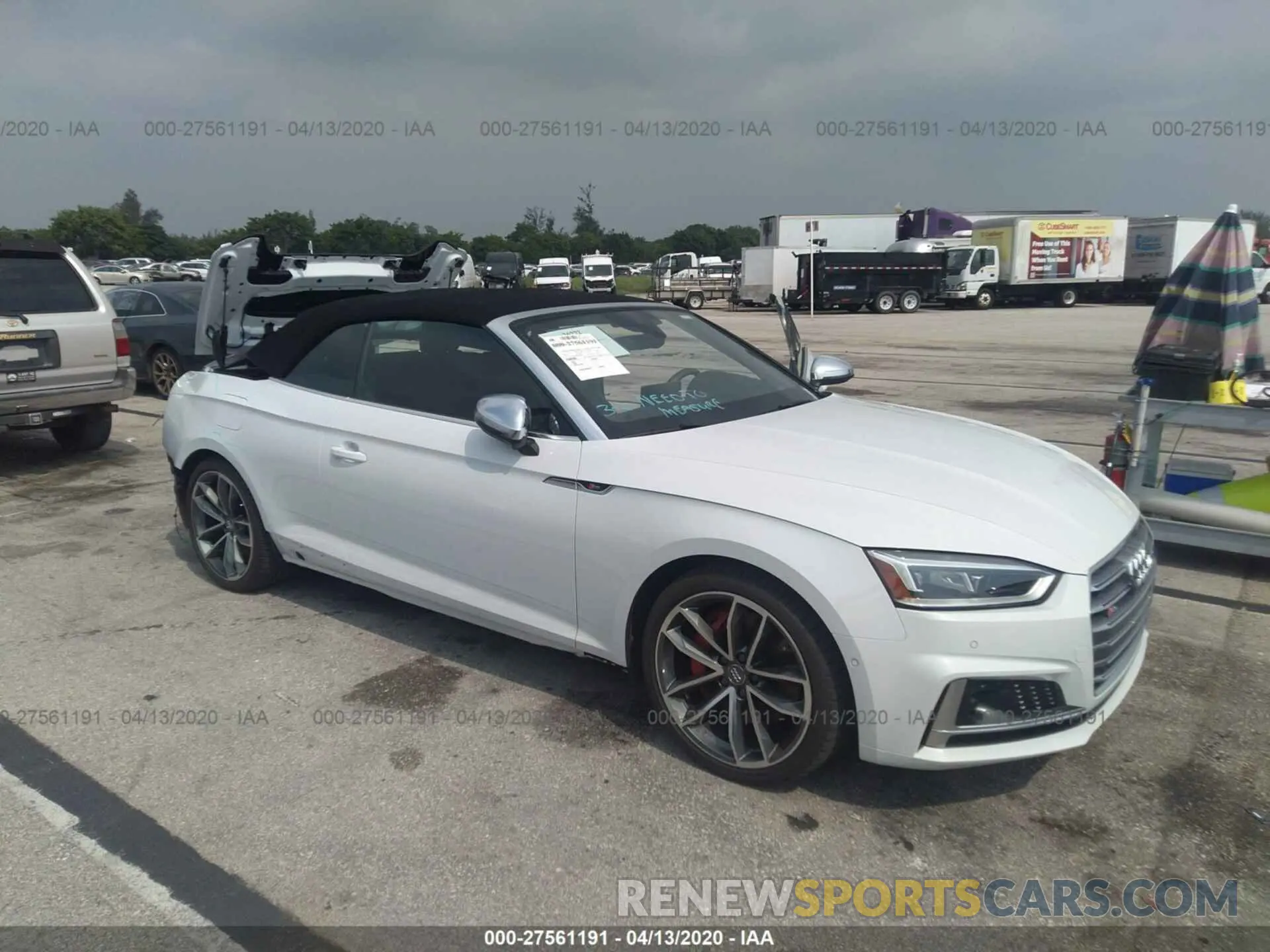 1 Photograph of a damaged car WAU24GF56KN005022 AUDI S5 2019