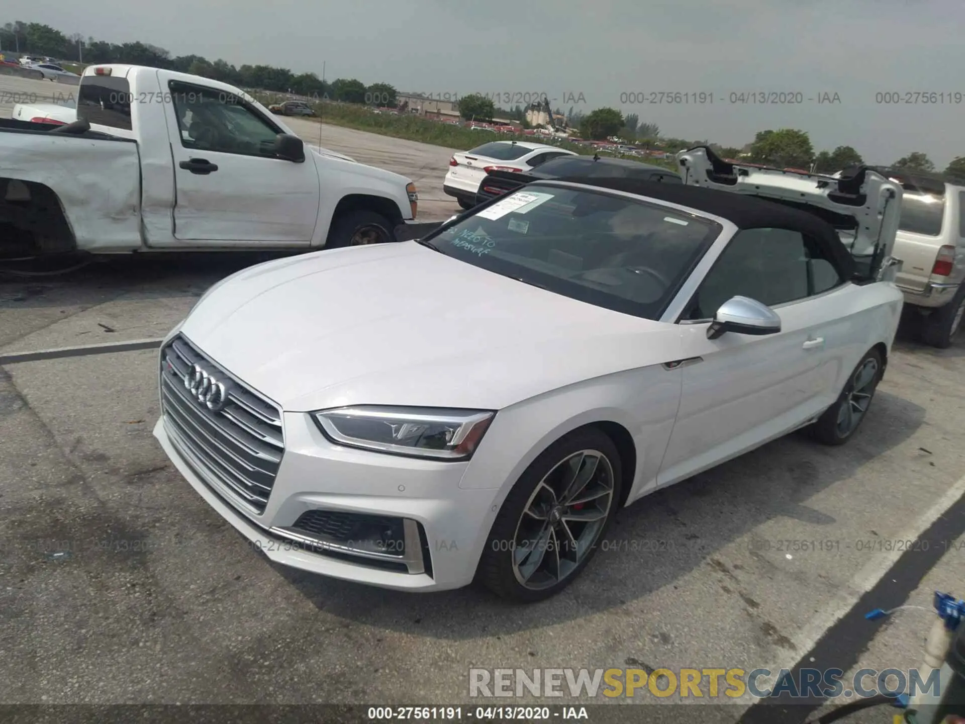 2 Photograph of a damaged car WAU24GF56KN005022 AUDI S5 2019