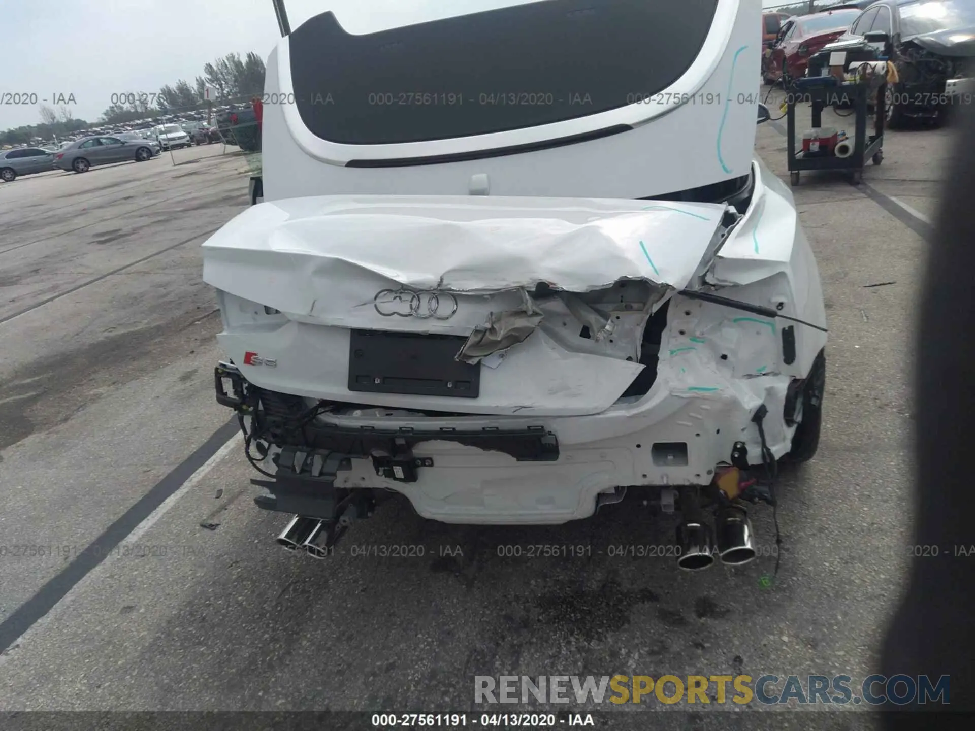 6 Photograph of a damaged car WAU24GF56KN005022 AUDI S5 2019