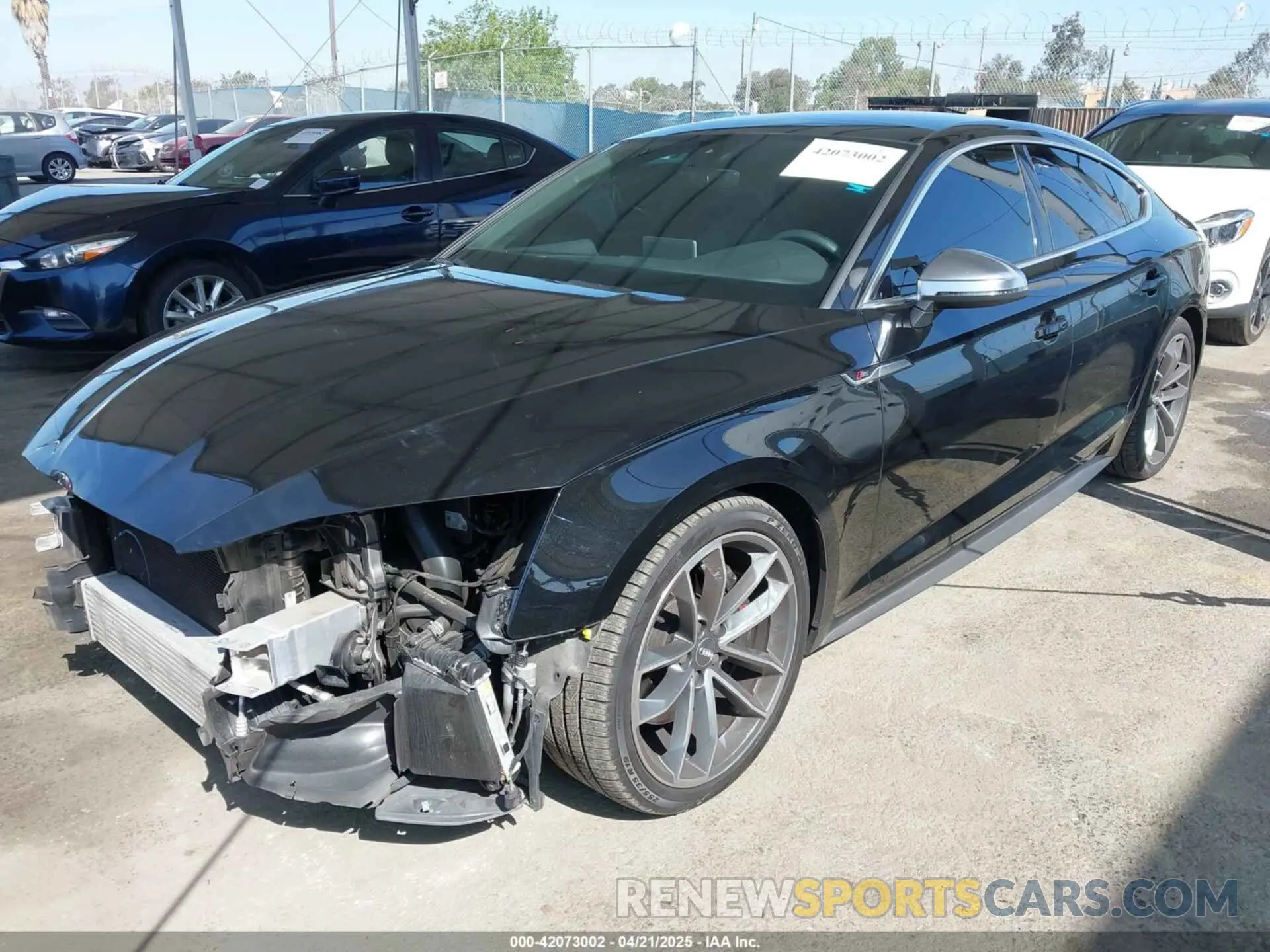 2 Photograph of a damaged car WAUB4CF50KA090648 AUDI S5 2019