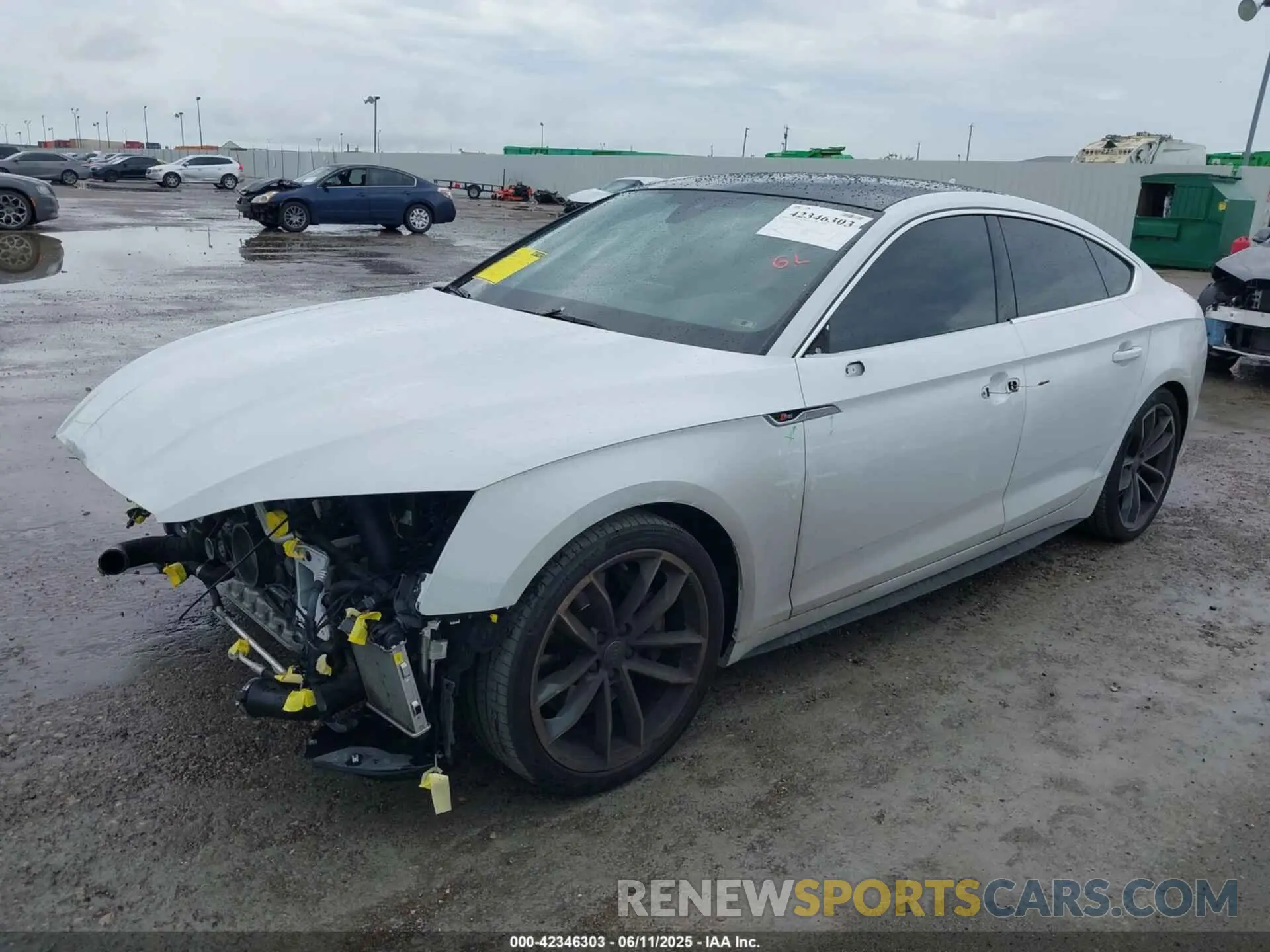 2 Photograph of a damaged car WAUB4CF54KA090815 AUDI S5 2019