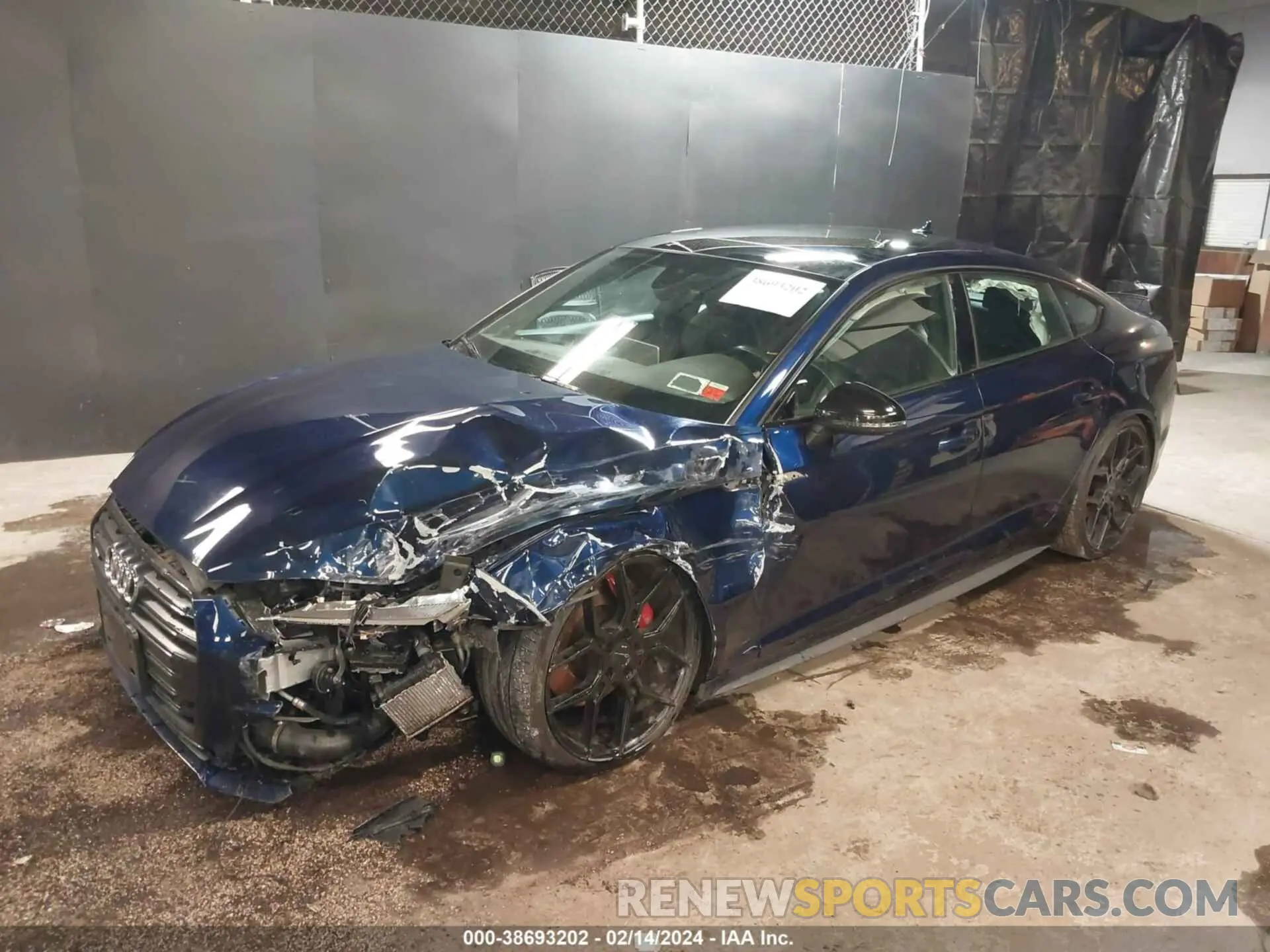 2 Photograph of a damaged car WAUB4CF55KA097627 AUDI S5 2019