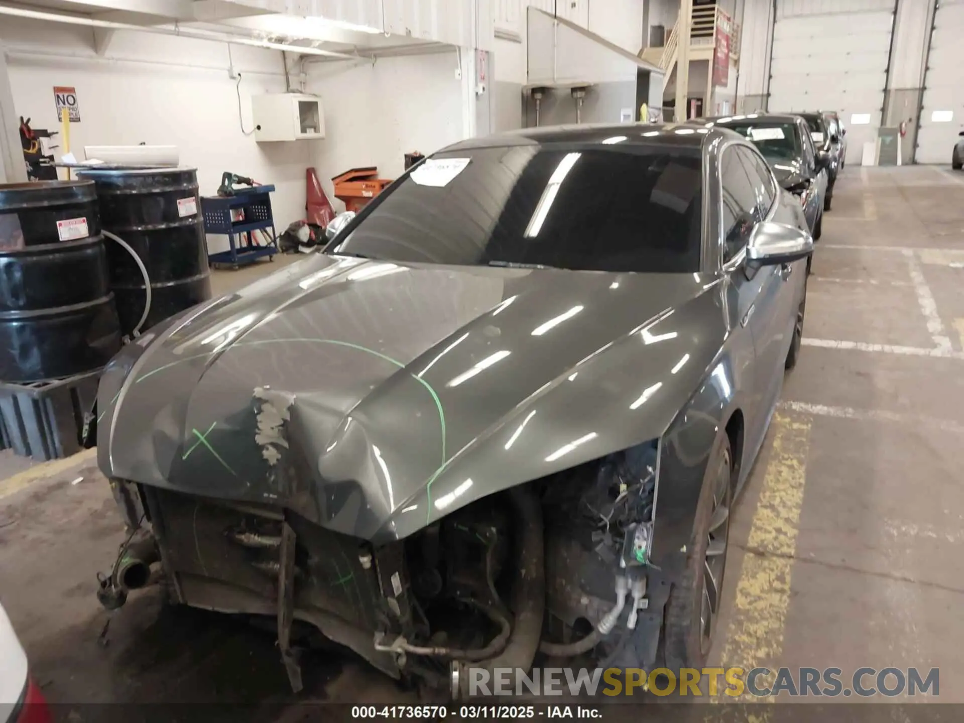 13 Photograph of a damaged car WAUB4CF58KA042802 AUDI S5 2019