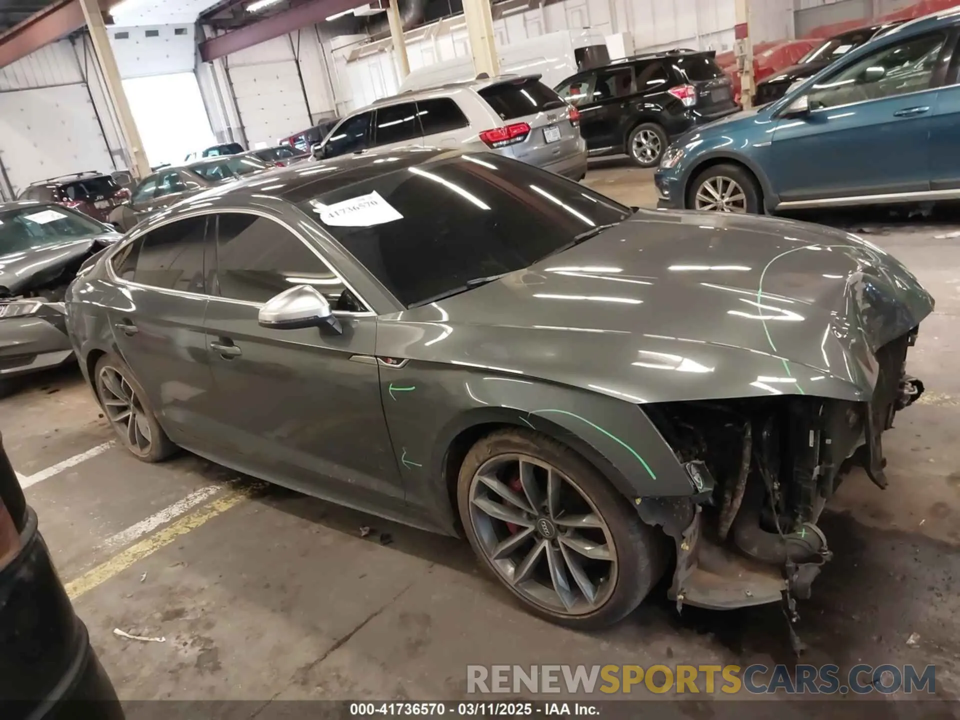 14 Photograph of a damaged car WAUB4CF58KA042802 AUDI S5 2019