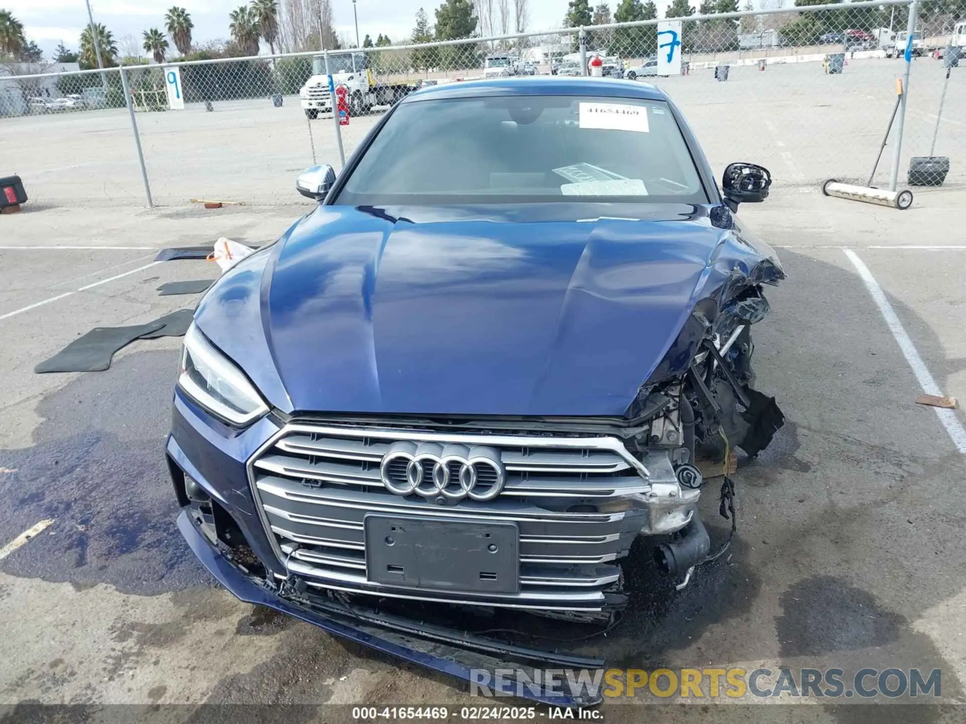 13 Photograph of a damaged car WAUC4CF56KA015053 AUDI S5 2019