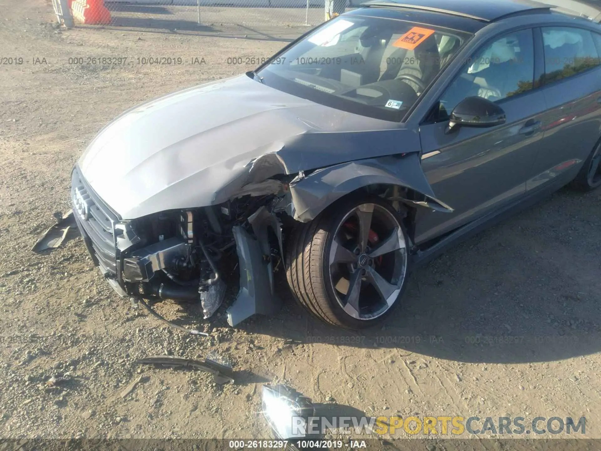 6 Photograph of a damaged car WAUC4CF57KA026384 AUDI S5 2019