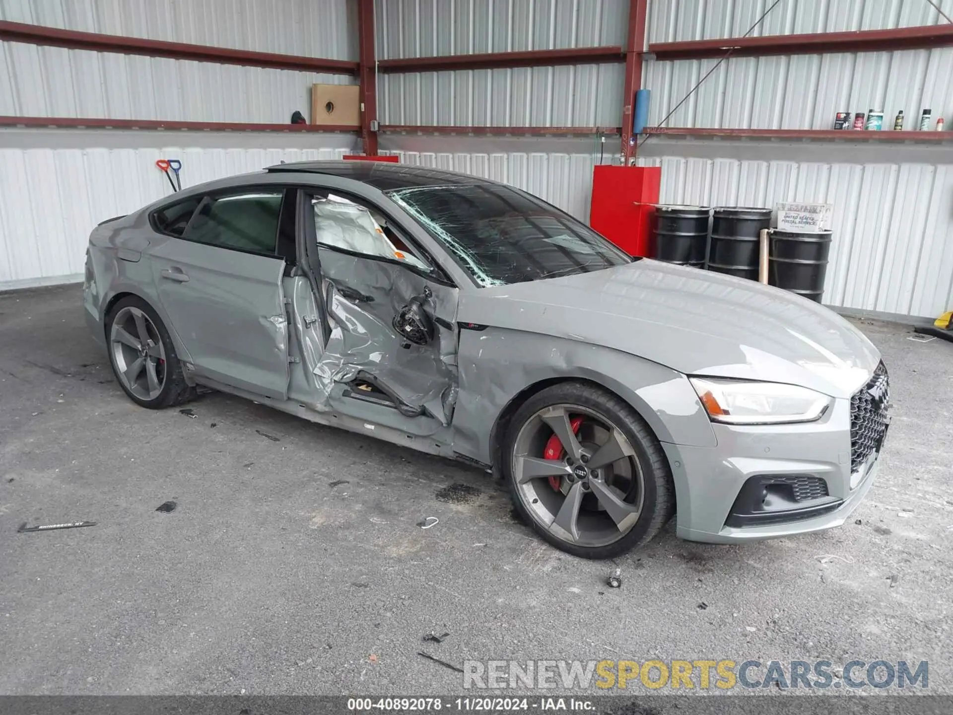 1 Photograph of a damaged car WAUC4CF5XKA097532 AUDI S5 2019