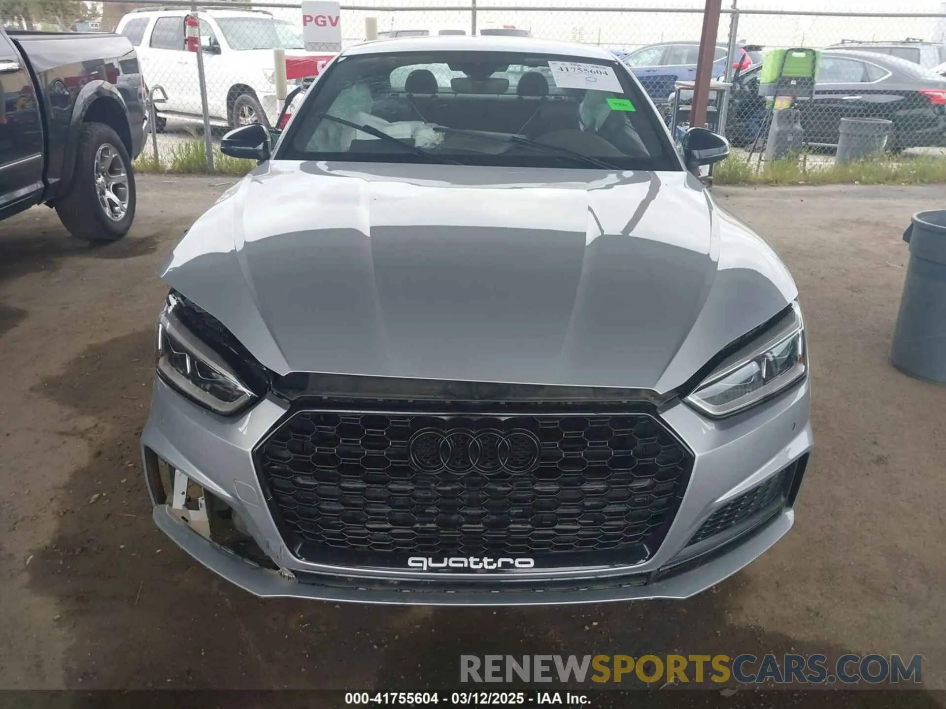 12 Photograph of a damaged car WAUP4AF50KA016933 AUDI S5 2019