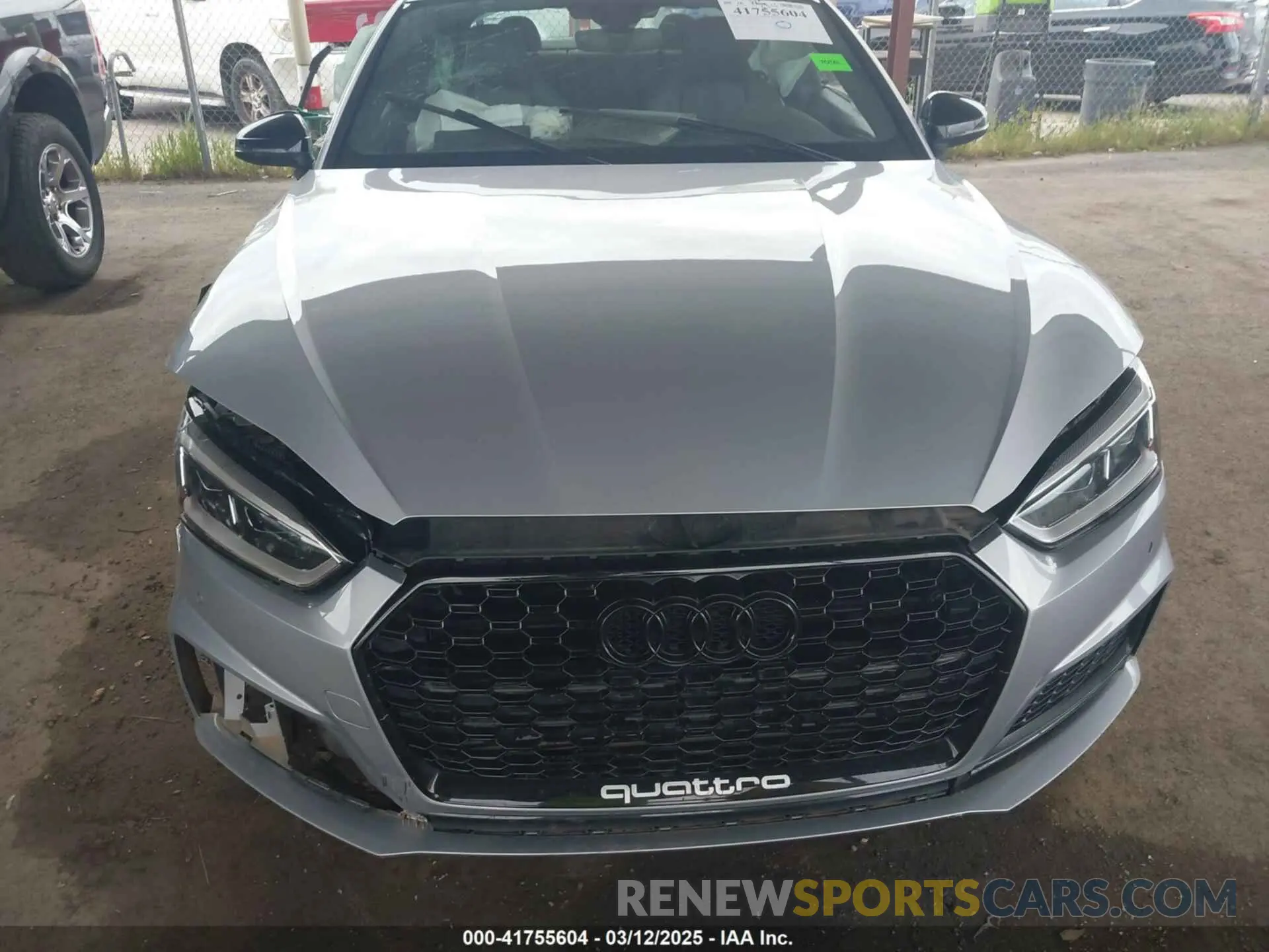 17 Photograph of a damaged car WAUP4AF50KA016933 AUDI S5 2019