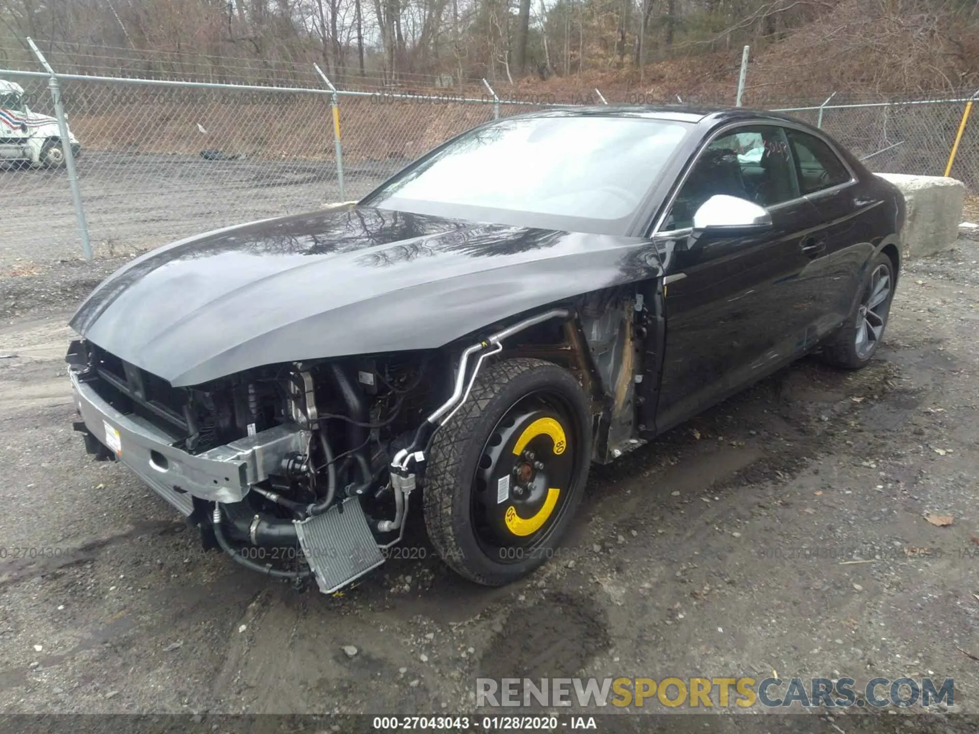 2 Photograph of a damaged car WAUP4AF52KA031840 AUDI S5 2019
