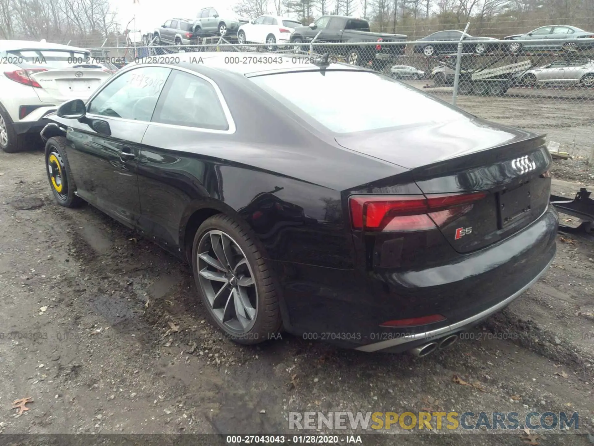 3 Photograph of a damaged car WAUP4AF52KA031840 AUDI S5 2019