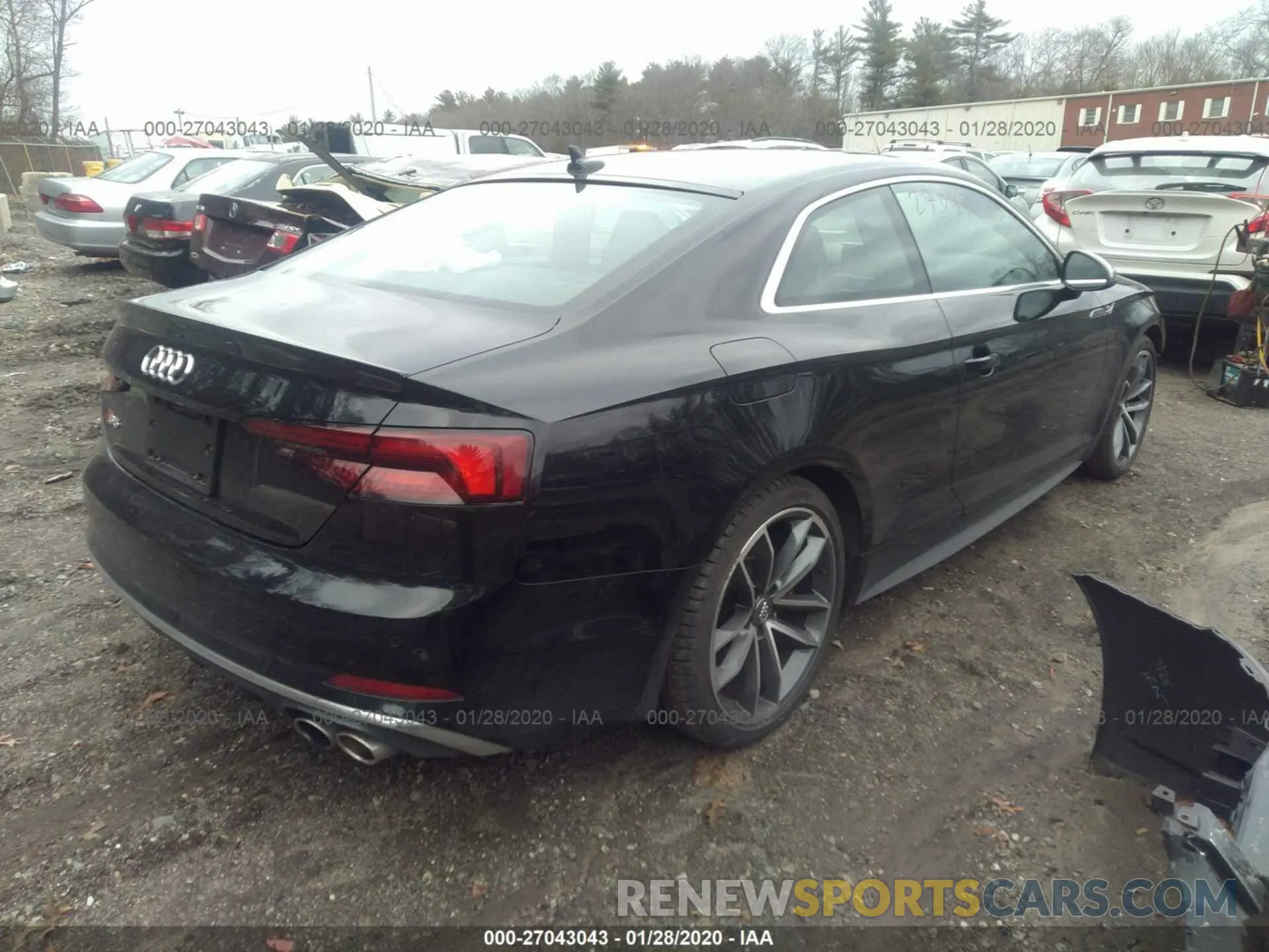 4 Photograph of a damaged car WAUP4AF52KA031840 AUDI S5 2019