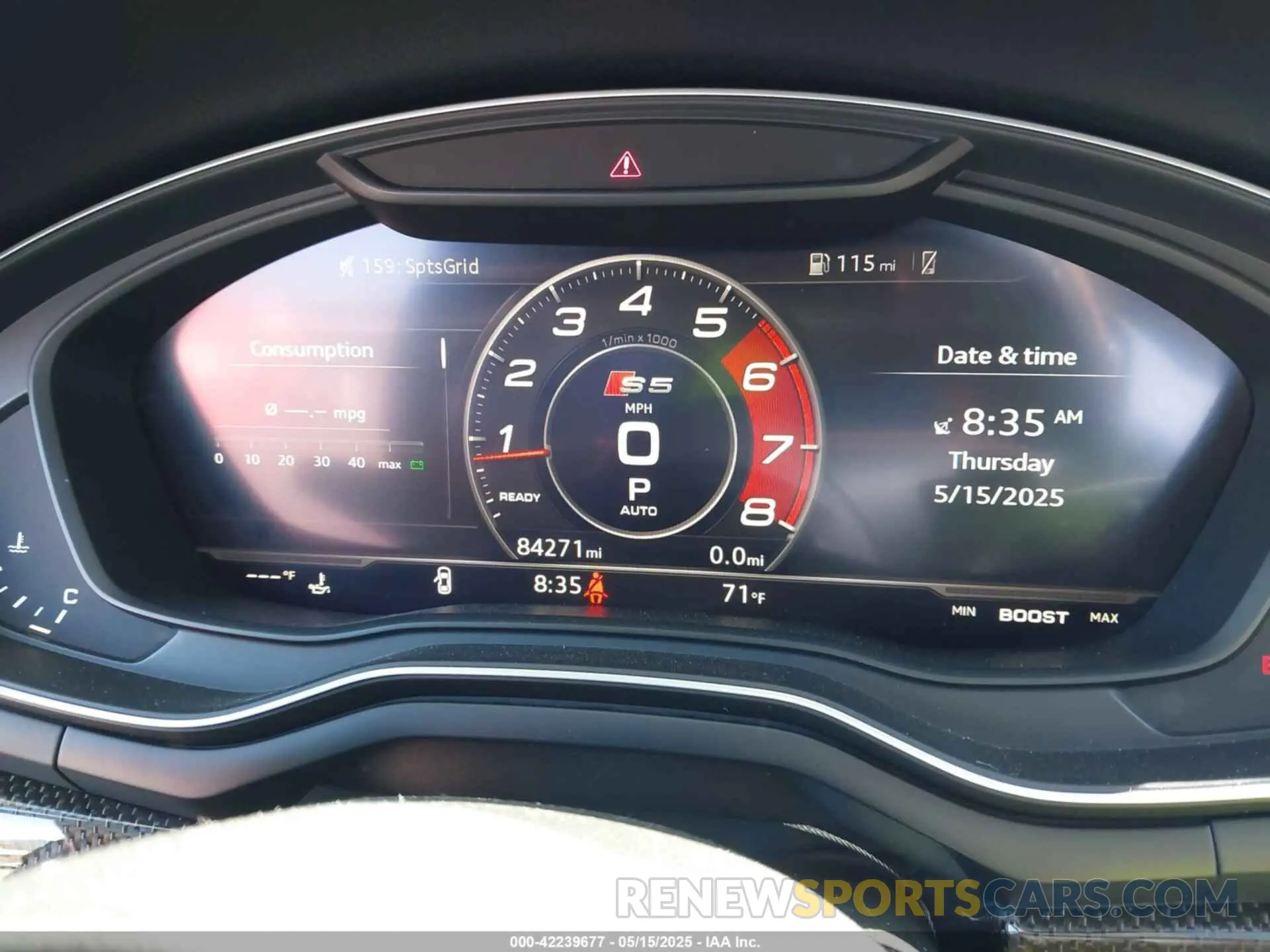 7 Photograph of a damaged car WAUR4AF56KA058869 AUDI S5 2019