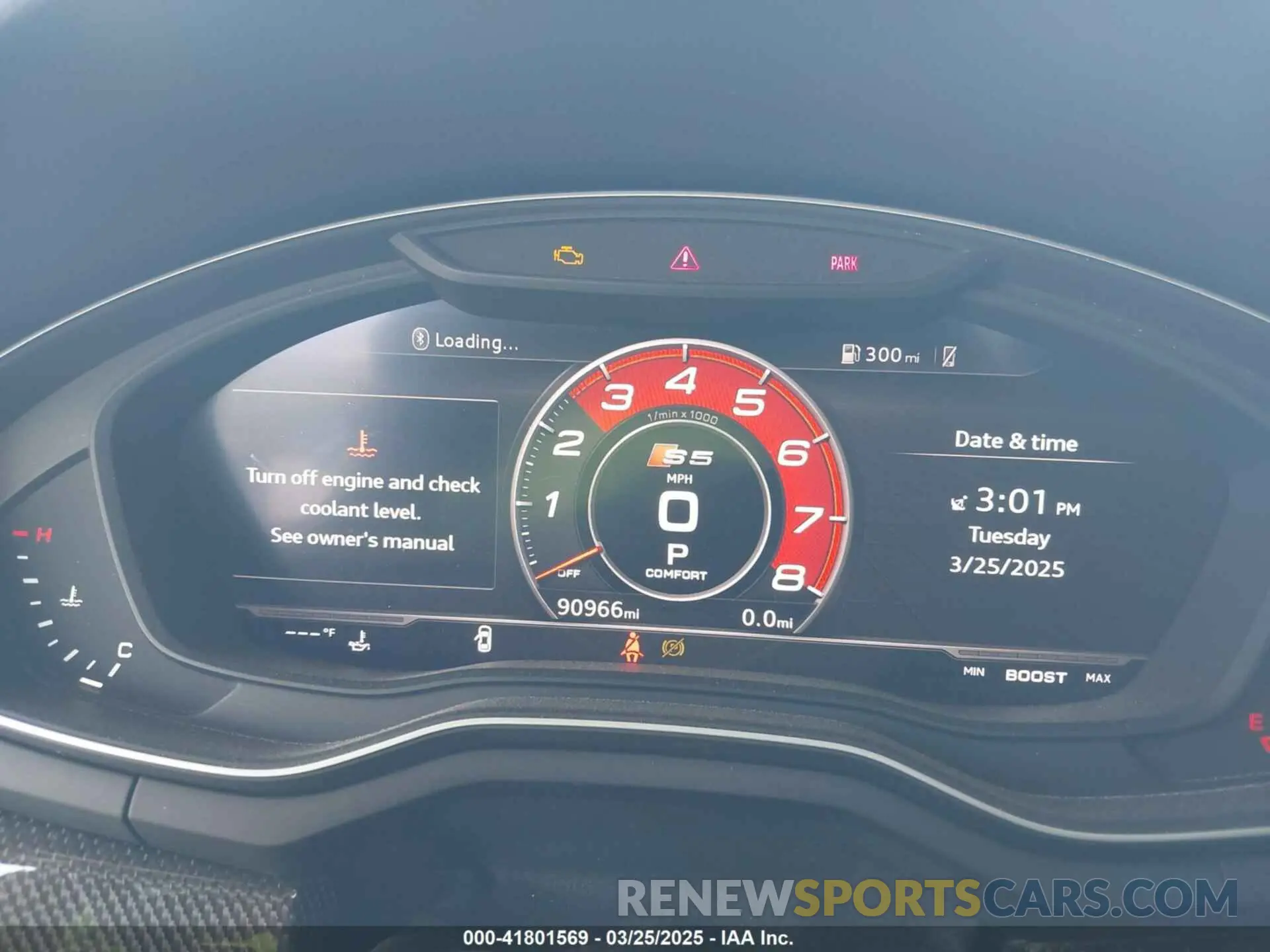 7 Photograph of a damaged car WAUY4GF55KN001005 AUDI S5 2019