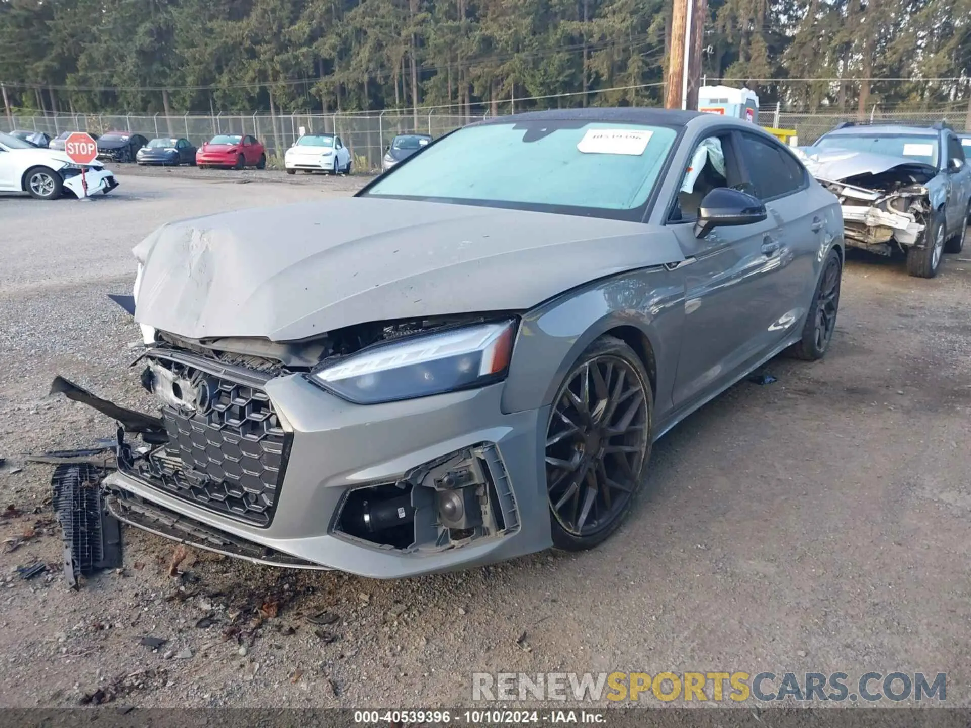 2 Photograph of a damaged car WAUC4CF51LA005905 AUDI S5 2020